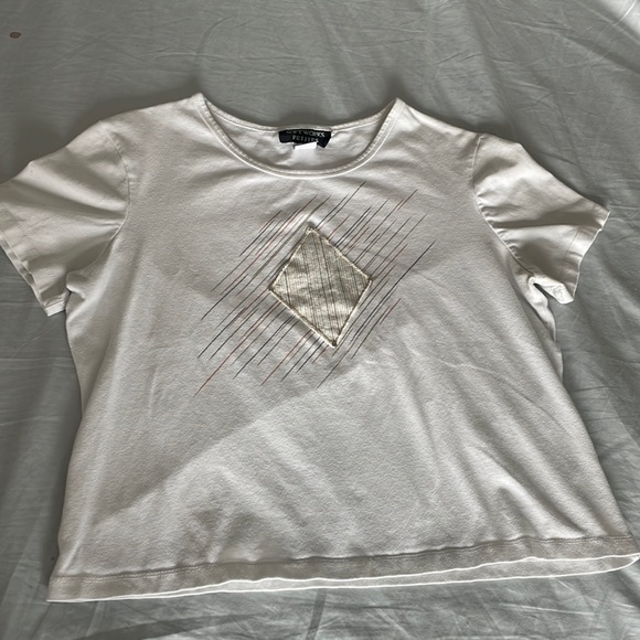 Soft Works medium white Diamond Tshirt - Picture 1 of 2